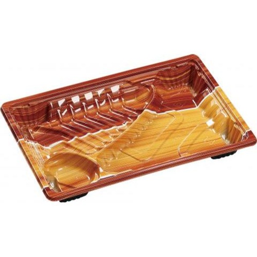 【廃番商品】弁当容器 MSDアコード23-16-2もえぎ茶 エフピコ