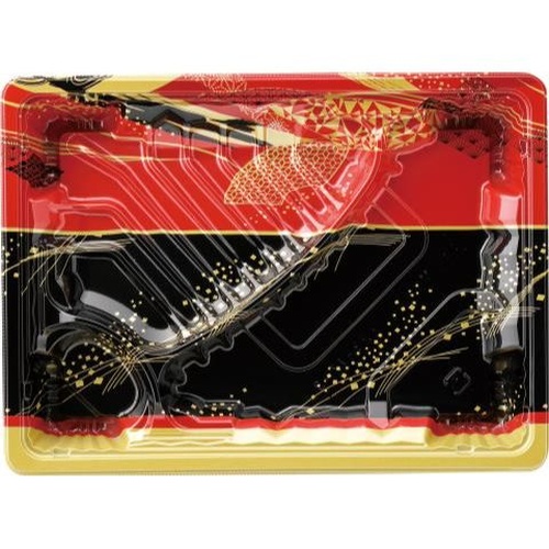 弁当容器 MSDアコード23-17-3万彩赤 エフピコ