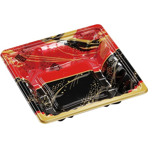 どんぶり容器 MSDアコード重16-16(33)万彩赤 エフピコ