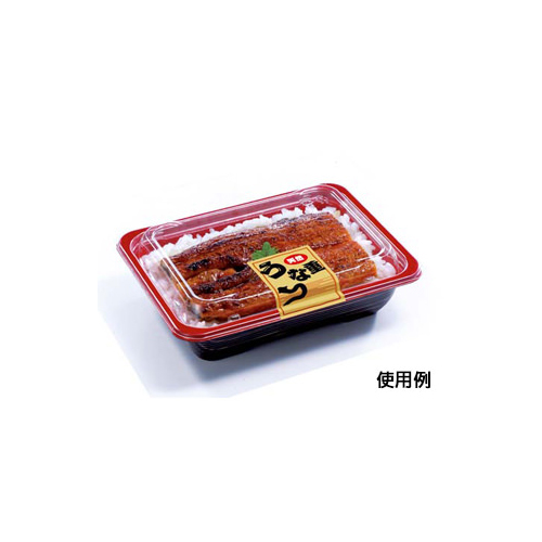 シーピー化成 どんぶり容器 BF丼内55 うるし木目赤 本体 発泡