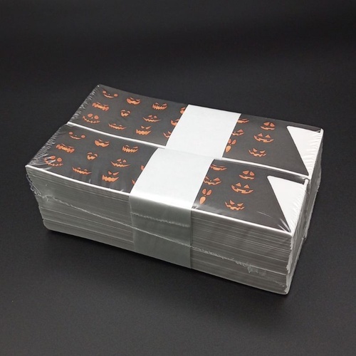 ハロウィン箸袋ブラックかぼちゃ 九州紙工