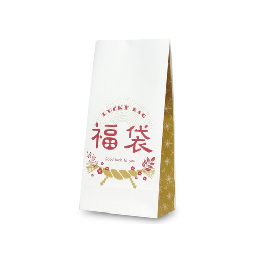 紙手提袋 角底袋8号 しめ飾り ベルベ