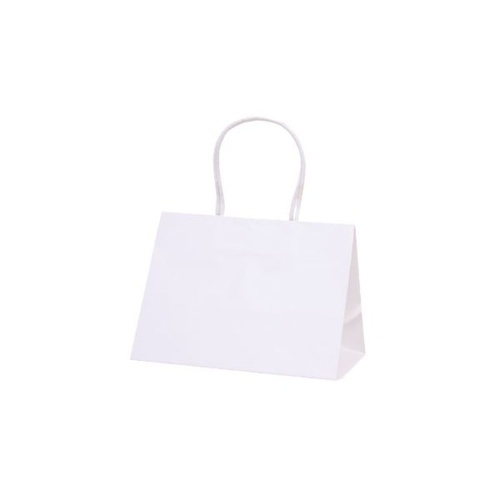 紙手提袋 マットバッグ KSワイド ホワイト ベルベ
