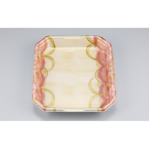 発泡トレー L-カク2.5 波瓦桃 シーピー化成