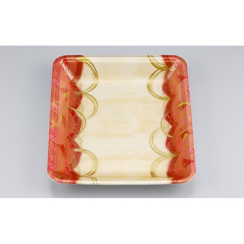 発泡トレー 新LL22-30 波瓦赤 シーピー化成