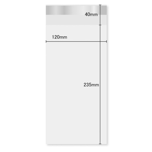 テープ有 OPP袋 OPP袋 テープ付き 長3サイズ 100枚 今村紙工