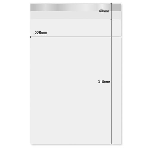 テープ有 OPP袋 OPP袋 テープ付き 大容量パック A4サイズ 500枚 今村紙工