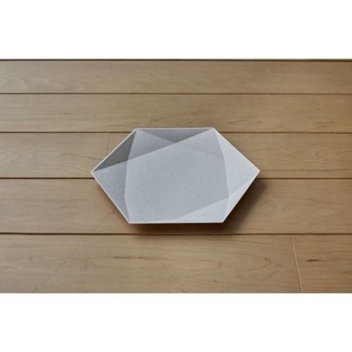 パルプモールド asanoha六角中皿φ190mm H13mm スタイレム瀧定大阪