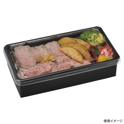 どんぶり容器 紙折FIT-302 黒木目(48) エフピコチューパ