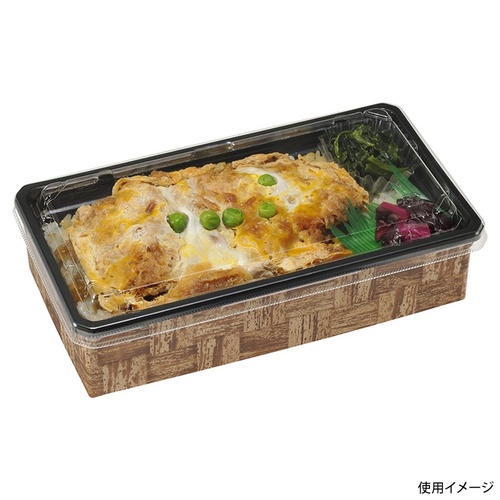 どんぶり容器 紙折FIT-302 竹かご(48) エフピコチューパ