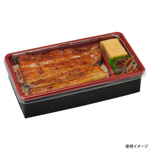 どんぶり容器 紙折FIT-302 内装 うるし赤 エフピコチューパ