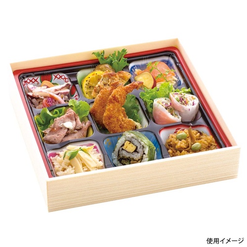 折箱 W-80-80 シャクリ蓋(T-80-E柄) アヅミ産業