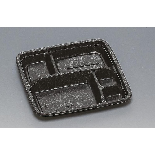 弁当容器 TR-122H みかげ黒 福助工業