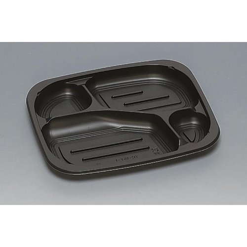 弁当容器 TR-157-1H 黒 福助工業