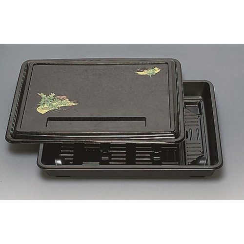 仕出し弁当容器 YN-390 萩 共フタ付 福助工業