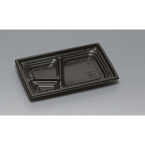 弁当容器 巧膳23-15-1H 黒 福助工業