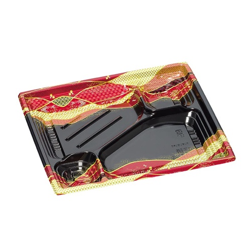 弁当容器 巧膳23-20-2H 紅蘭 福助工業