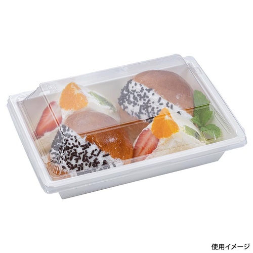 弁当容器 FDPC 18-13 白 東洋アルミエコープロダクツ