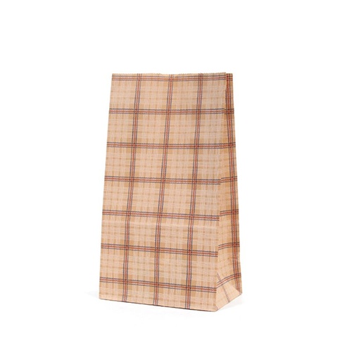 角底袋 H4 トリコロールチェック パックタケヤマ