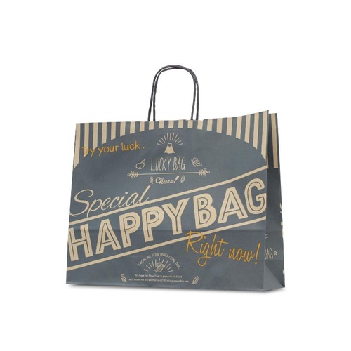 紙手提袋 T-Y HAPPY BAG(ネイビー) ベルベ