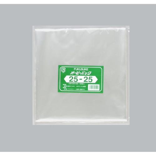 テープ無 OPP袋 オーピーパックC No.25-25 100枚入 福助工業
