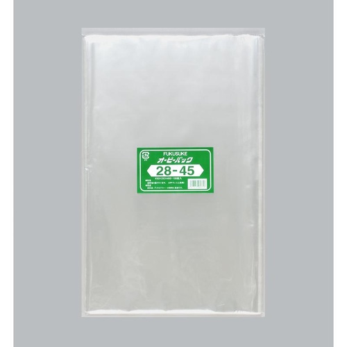 テープ無 OPP袋 オーピーパックC No.28-45 100枚入 福助工業