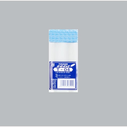 テープ有 OPP袋 オーピーパックC T-04 100枚入 福助工業