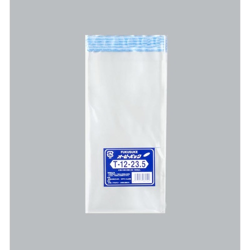 テープ有 OPP袋 オーピーパックC T-12-23.5 100枚入 福助工業