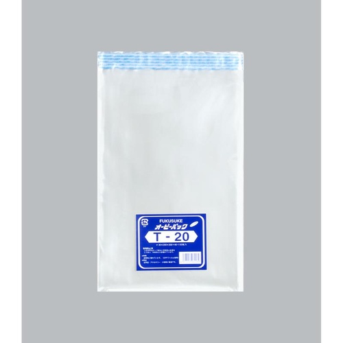 テープ有 OPP袋 オーピーパックC T-20 100枚入 福助工業
