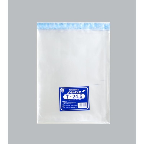 テープ有 OPP袋 オーピーパックC T-24.5 100枚入 福助工業