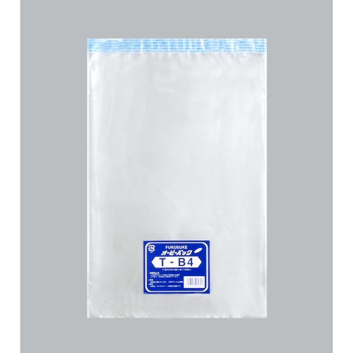 テープ有 OPP袋 オーピーパックC T-B4 100枚入 福助工業