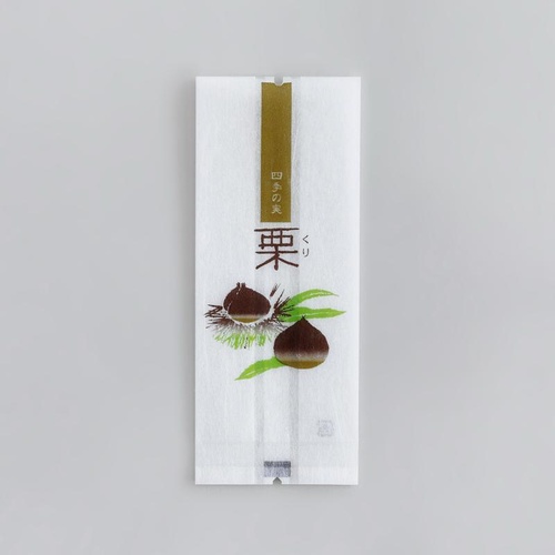 合掌袋 合掌ガゼット袋 GU(レーヨンタイプ) No.3 栗小袋 福助工業