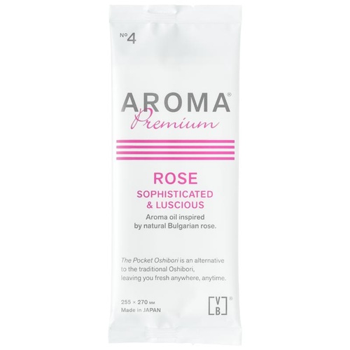 おしぼり PocketOshibori AROMA Premium with yuica ローズ FSX