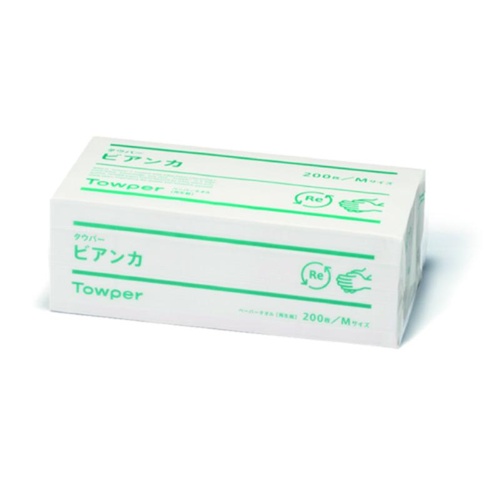 ペーパータオル タウパー ビアンカM 200枚 日本製紙クレシア