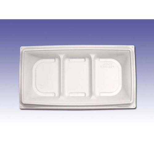 惣菜容器 D’sカフェP24-13S-3 ホワイト デンカポリマー