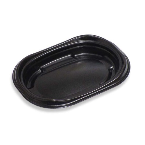 軽食容器 D’sプラスinDR23-16 黒 デンカポリマー