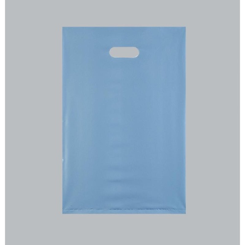 ポリ手提げ LDアームバッグ メタリックブルー(小) 福助工業