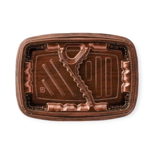 弁当容器 MSDレイア24-17-1 Mオーク エフピコ