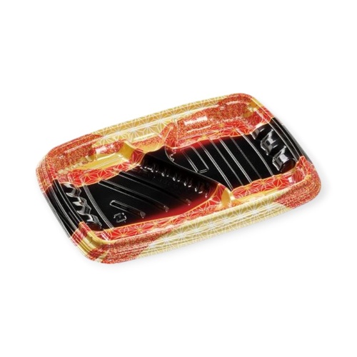 弁当容器 MSDレイア24-17-1 らい光赤 エフピコ