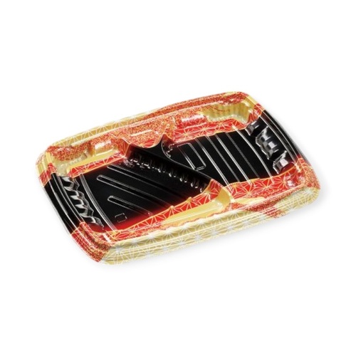 弁当容器 MSDレイア24-18-2 らい光赤 エフピコ