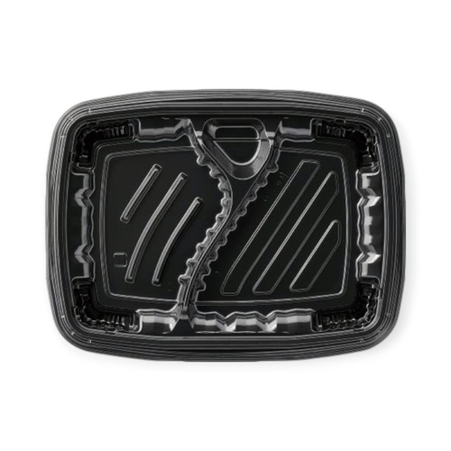 弁当容器 MSDレイア24-18-4 黒 エフピコ