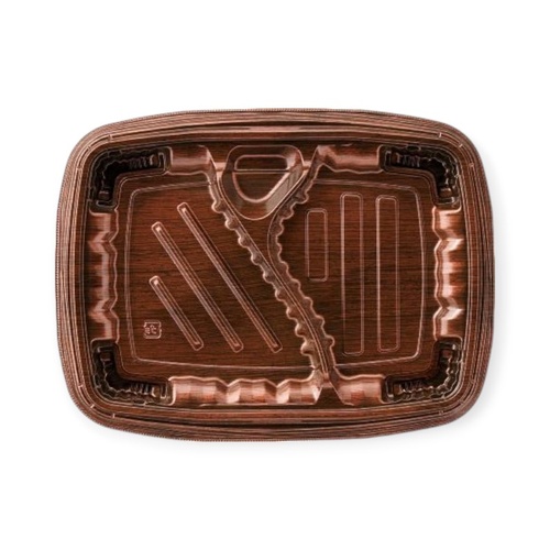 弁当容器 MSDレイア24-18-2 Mオーク エフピコ