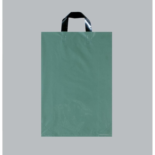 ポリ手提袋 カルチャーバッグ Lタイプ(グリーン) 中 福助工業