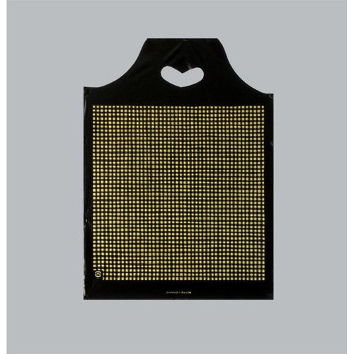 ポリ手提袋 ハートバッグ チェック 小 福助工業