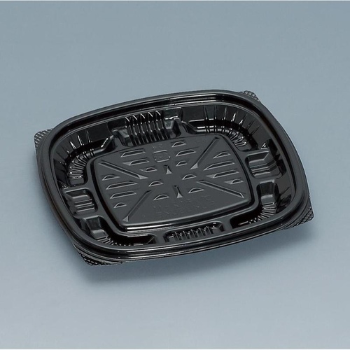 惣菜容器 プリモ12-11H 黒 福助工業