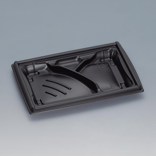 弁当容器 箱膳23-16-4H 黒 福助工業