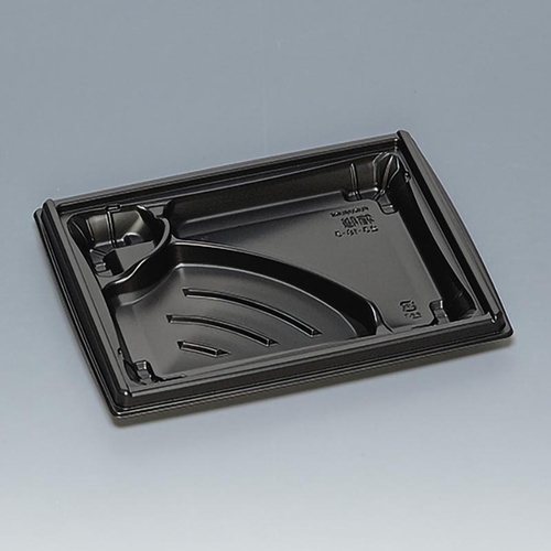 弁当容器 箱膳23-18-3H 黒 福助工業