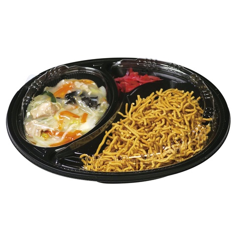 カレー容器 Dジャーニー 24-20浅P本体黒 デンカポリマー