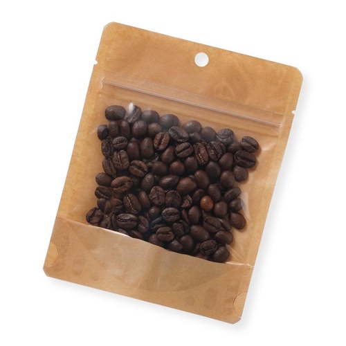 チャック付き袋 CH-5 片面クラフト袋チャック付 茶 ベリーパック