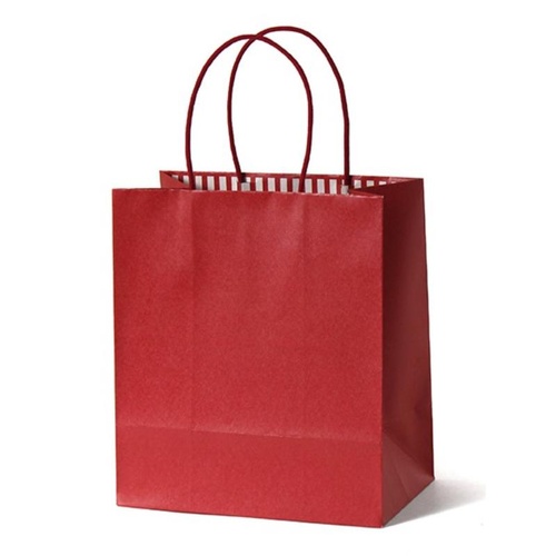 紙手提袋 STカラーズ ボルドー パックタケヤマ